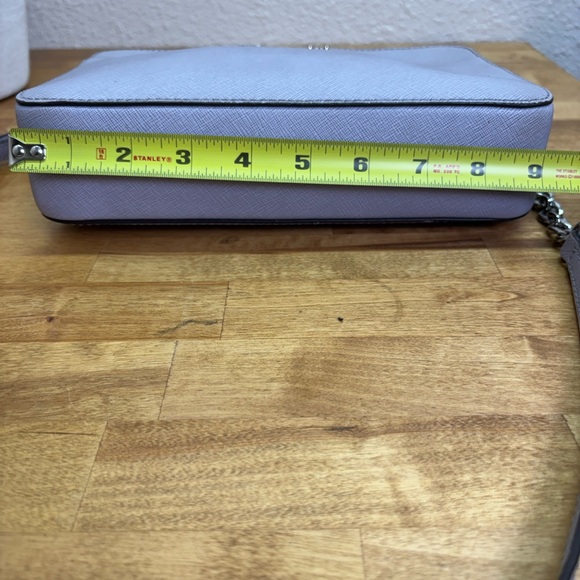 Michael Kors Pale Blue Saffiano Leather Crossbody and Matching Wallet Set - Picture 13 of 16